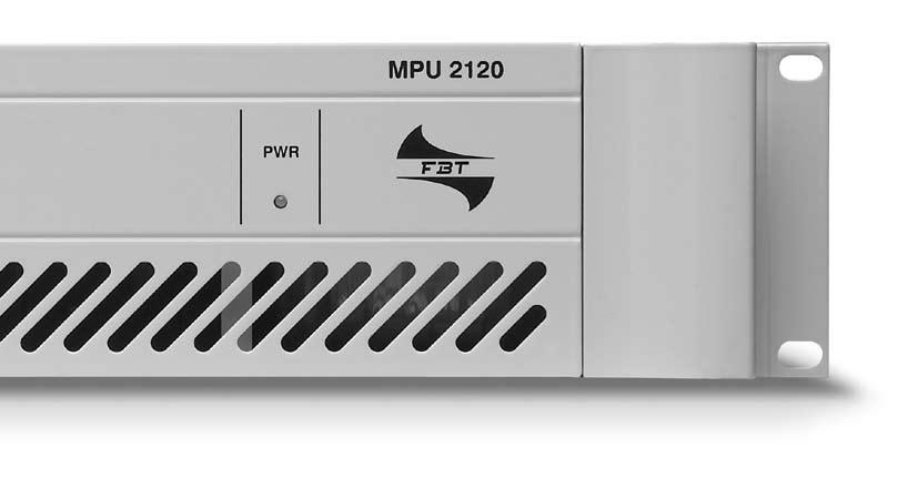 MPU 2120 MPU 4060 MULTI CHANNEL 100v line Output with transformers for 100V and 70V lines Frequency response 40Hz to 20kHz 40Hz internal high-pass filter 2x120W, 1x240W Thermal and short-circuit