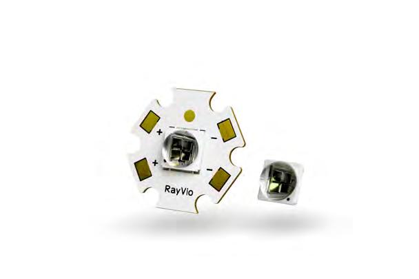 RayVio XP Series UV LEDs Highest UV power for disinfection, sterilization and phototherapy UV Power from the XP Series enables compact, portable, and battery-operated devices that can meet demanding