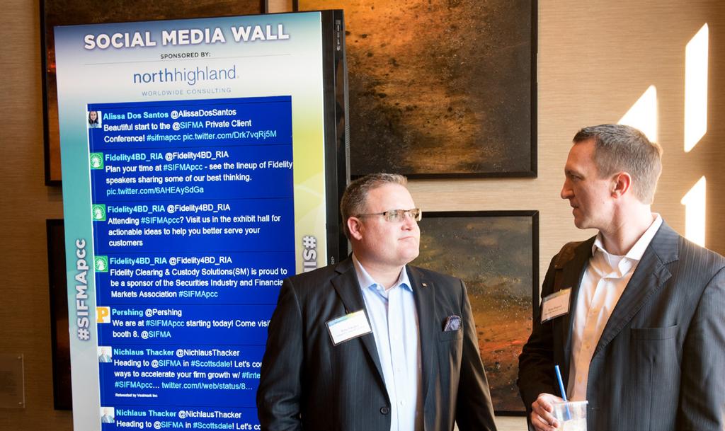 CONFERENCE April 11 13, 2018 THE RITZ-CARLTON NAPLES, FL Sponsorship: Digital Data Wall RESERVED Digital Data Wall display s tweets and encourages participants to engage