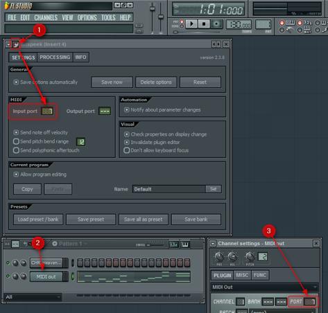 Image-Line FL Studio 10 (Add Echobode to the effect chain on an audio or instrument track.) 1.