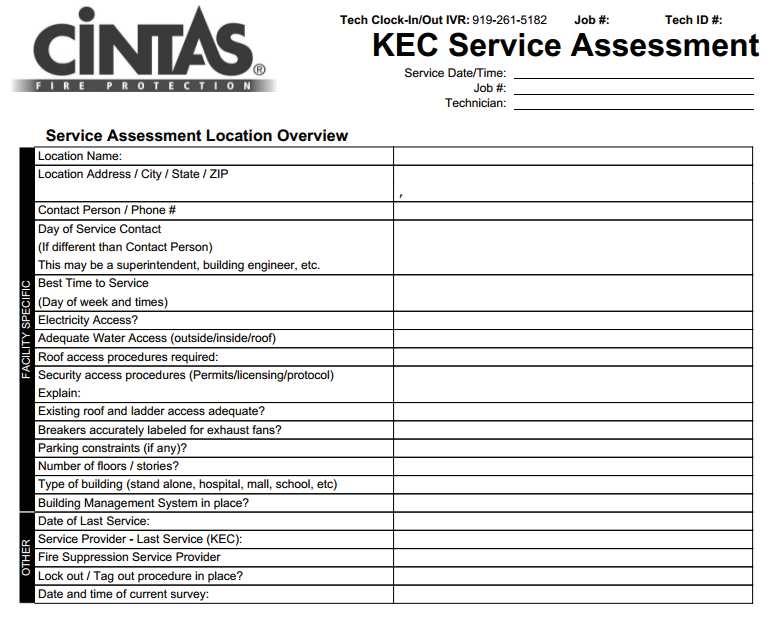 REQUIREMENTS FOR KEC SERVICE ASSESSMENT When a KEC Assessment is attached to a job, it is required to be completed fully, accurately and with photo validation to approve the job.