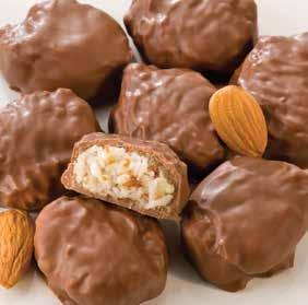 00 Milk Chocolate Coconut Almond Treasures Chocolate con almendras y coco Tender