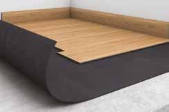 comfort TARKOMFORT PREMIUM High-performance acoustic insulation High resistance to traffic Quick & easy to install LVT BENDABLE STOP PROFILE