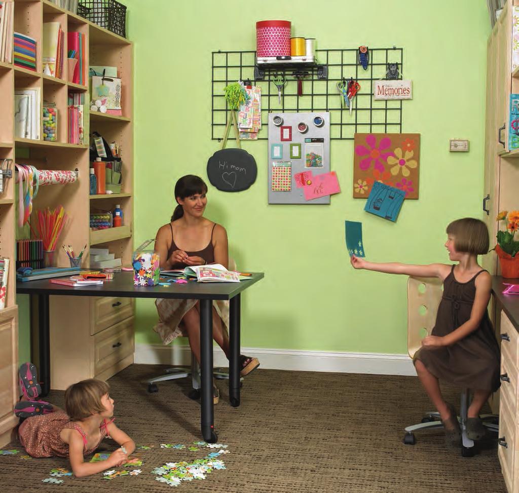 Create a multi-function space for work or play where everyone can feel at home.