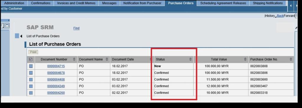 Contoh semakan yang boleh dilakukan adalah seperti di bawah. 9.1 e.tender Log masuk SUS Portal, klik tab RFx and Auctions.