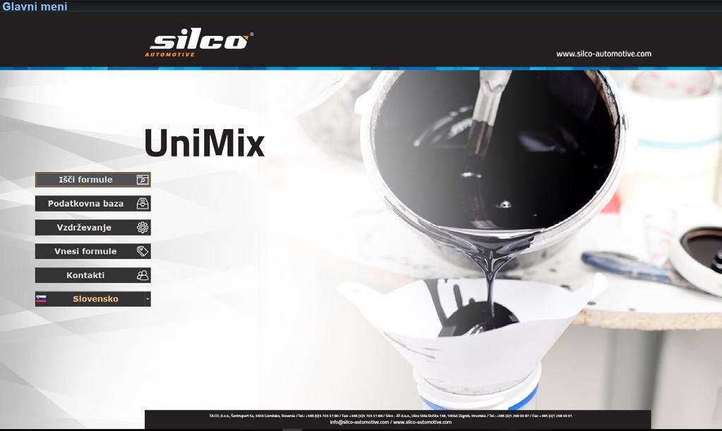 UniMix Software Easy to use software with more than 8,000 recipes enables fast and easy colour search. Colour mixing is quicker and easier.