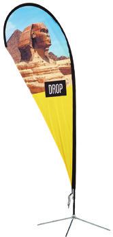 26 Cairo Flag 2.7m Single Sided 123+VAT & Delivery 2.7m Double Sided 153+VAT & Delivery Cairo Standing Flag - printed 2 sides - 2.