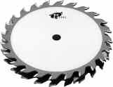 53DL STANDARD DADO SETS Standard set consists of two outside saws blades 1/8" kerf, one 1/4" chipper, two 1/8" chippers and one 1/16" chipper Cutting material: TC To cut grooves and dados in soft and
