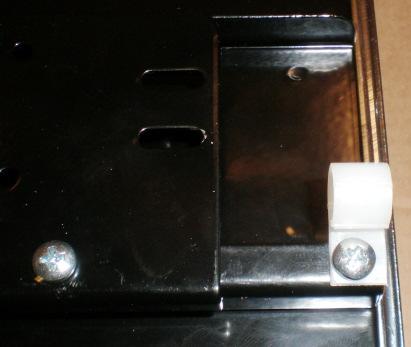 There are a series of holes on the 2 nd support brace on the right hand side of the tray, in line with selection H0 (Figure 11).