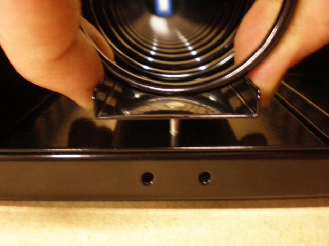 Please note: Occasionally during the powder coating process, excess material will build up in the screw holes.
