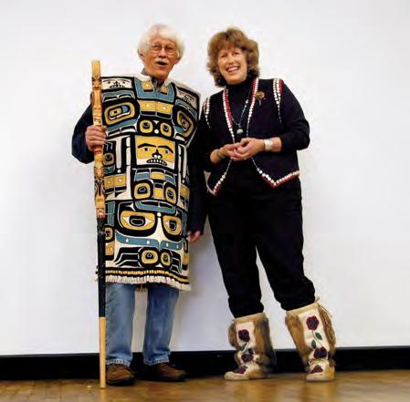 The tunic was presented at Samuel s keynote address at the annual Seattle Weavers Guild conference,