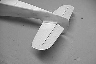 Then reinforce the stab-fuselage joint with a strip of 0.56 ounce fiberglass cloth and CA.
