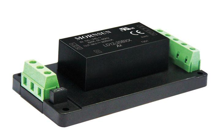 and EN60950 standards Three years warranty Mounting: PCB mounting, Chassis mounting, DIN-Rail mounting available RoHS LD12 series ----- are the 12W compact size power