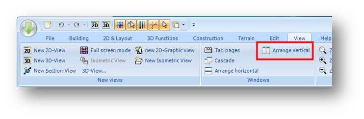 Each time you click on the New 2D View or New 3D View tool, a new view is created.
