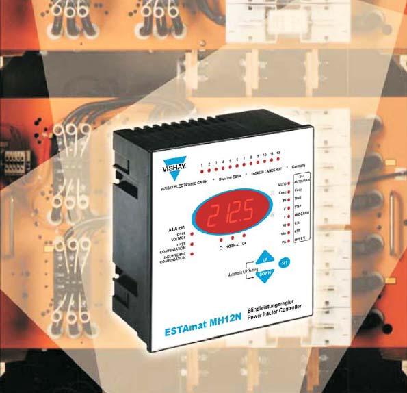 Mounting Instructions / Manual MV1171 POWER FACTOR Controller ESTAmat MH-N Vishay Electronic GmbH ESTA Capacitors