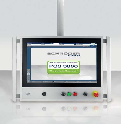 With the POS 3000 software, the machine, tool, and work piece are all clearly displayed.