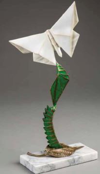 Crane Unfolding Children will be able to see the folds that a paper crane leaves when unfolded.