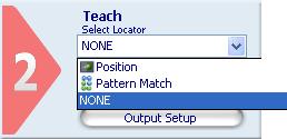 Instruction Manual DataVS2 Series 4.3.2. Locator Selection A Locator is a special Tool which searches inside the whole image for a certain attribute e.g. a grey value edge or a pattern and determines its position.
