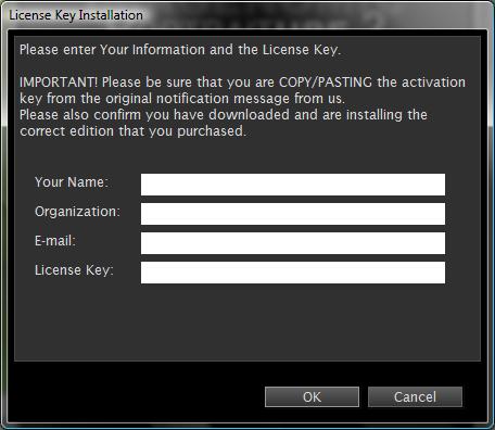 INSTALLING LICENSE KEY To install the license key open the "About Portraiture" window by clicking on the "About" button and click on the "Install