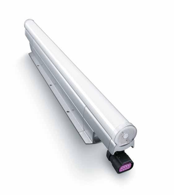 icolor Accent Powercore The icolor Accent Powercore is a direct-view linear luminaire that generates seamless color-changing effects and enables low-resolution video displays for interior and