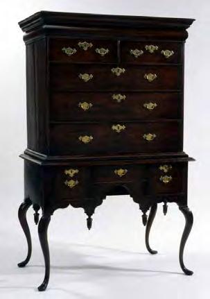 Dana Melchar Winterthur/University of Delaware Investigation of a High Chest and Dressing Table, en suite In the fall of 2004, a matching high chest and dressing table were given to Winterthur (Figs.