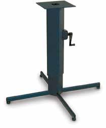 (Tandem only) 6/T-72 Adjustable Tandem Base Designed to support longer rectangle tops (Also available in Silver or Black finishes)