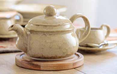 ABOVE Personal Teapot 6"H, 10"W 24 oz #2300S $59 NewLine Large Cup 12 oz #2301L $18