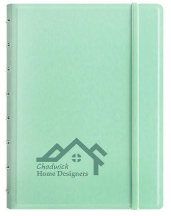 Page size: 8 1 4" x 5 13 16" Flexible cover 4 index dividers with a pocket Repositionable pages Lies