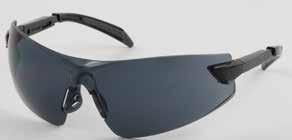 is available with Indoor/ Blue and Anti-Reflective lenses Lightweight, rimless design provides all-day user comfort Bayonet temples with end tips that curve out for ease of placement on face Non-slip