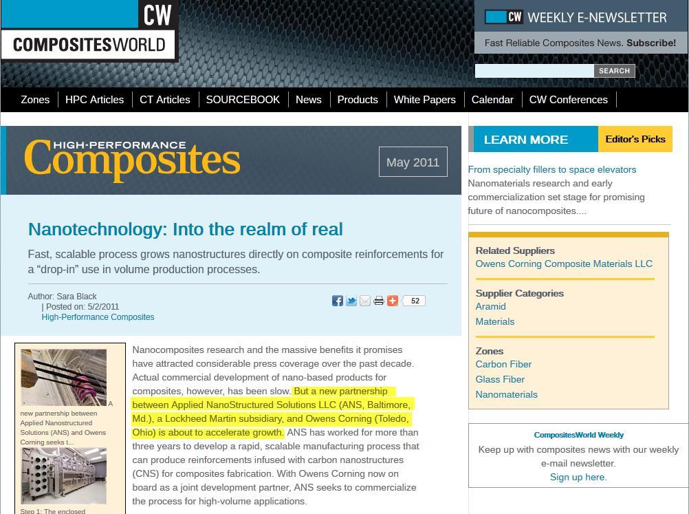 Scalable Nanocomposites http://www.compositesworld.