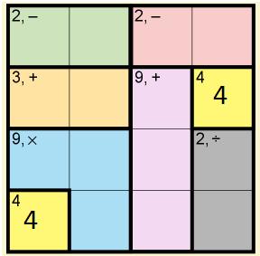 KenKen puzzle Challenge. If you are new to KenKen puzzles ask a parent to help get you started! Some of these puzzles can be tricky! Give yourself time to understand how this puzzle works!
