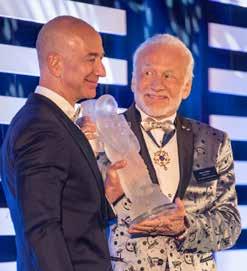 BUZZ ALDRIN SPACE AWARDS Inaugurated and presented at the 2017 Apollo 11 Gala, the Buzz Aldrin Space Awards were introduced