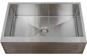 x 19 Requires the use of a 21 sink base or larger Eclipse VSR-703 Large bowl 17 x 17 x 10