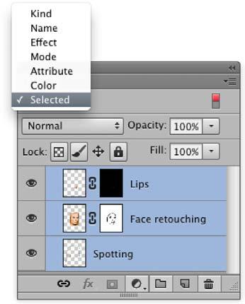 document). Tool use then becomes restricted to just the selected layers, but you can add, duplicate, reorder or delete any of the visible layers while in the filtered state.
