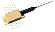 The output of laser diodes is very bright considering their small size.