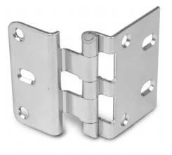 OVERLY HINGE SPEILS No. 388 These special overlay hinges will accommodate your application requirements for doors with a thickness up to 1-3/8" and side panels to 1" thick.