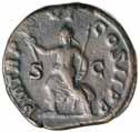 laureate bust of Elagabalus draped to right, around IMP ANTONINVS PIVS AVG, rev. around SVMMVS SACERDOS AVG, Elagabalus standing to left, sacrificing, star in left field, (S.7549, RIC 146, RSC 276).