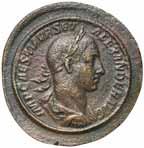 laureate bust of Elagabalus draped to right, around IMP ANTONINVS PIVS AVG, rev. around SVMMVS SACERDOS AVG, Elagabalus standing to left, sacrificing, (S.7549, RIC 146, RSC 276). Good very fine.