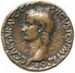 D. 37-38, (11.02 g), obv. bare head of Caligula to left, around C CAESAR AVG GERMANICVS PON M TR POT, rev.