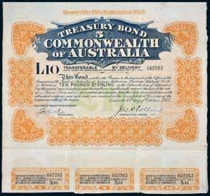 , Adelaide Certificate, 190[1], one hundred 1 shares, black on pink, vignettes of sluicing scene and black swan and vegetation, black on pink; Tingha Consolidated Tin, New South Wales, 190[6], one
