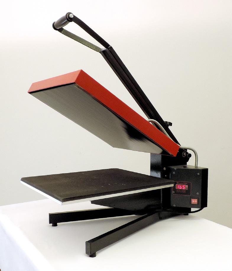 Application types of Hotfix Preciosa stones APPLICATION IN A HEAT PRESS A heat press is an equipment with two flat plates between which the textile is placed during the application.