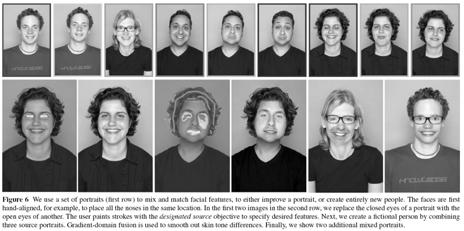 people s faces Richard Szeliski Image Stitching 107 Richard Szeliski Image