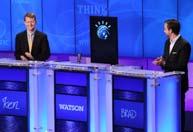 Watson IBM's Watson" computer beats champions Ken Jennings and Brad Rutter in a 2 game match on Jeopardy! in 2011. Watson parsed clues into different keywords and fragments.