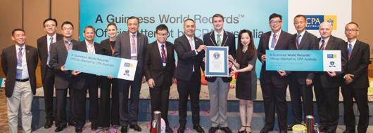 6 HONG KONG & MACAU CPA AUSTRALIA HOSTED THE WORLD S LARGEST BUSINESS SPEED NETWORKING EVENT Achieving a world record is an incredible triumph!