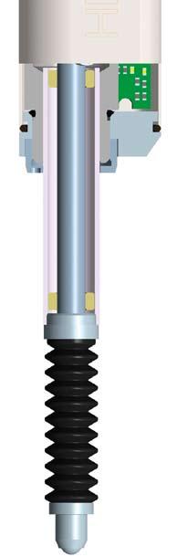 Plunger guideway HEIDENHAIN length gauges are available with various plunger guides. The plungers of the ACANTO length gauges work with sliding guides.