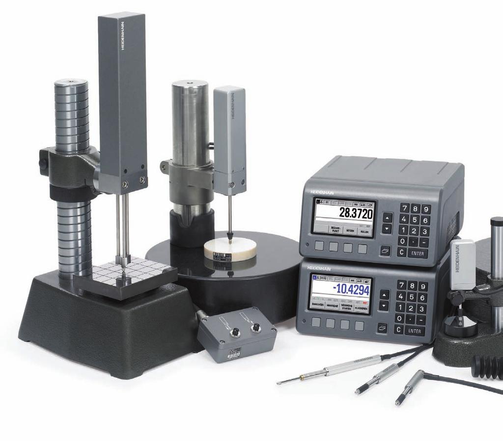 Incremental length gauges from HEIDENHAIN offer high accuracy over long measuring ranges. These sturdily made gauges are available in application-oriented versions.