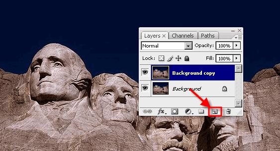 Now that you have the RockFace image in Photoshop go to File >New and create a new window, call it Face. Use Pixels, 200 for the width and 150 for the height.
