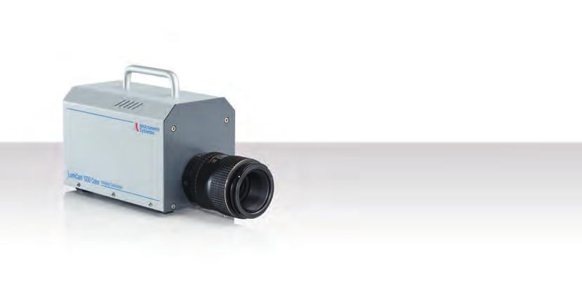measurement system, LumiCam 1300 captures the luminance and color distributions of screens or multifunction displays within seconds. At the same time, the instrument analyses complex image content.