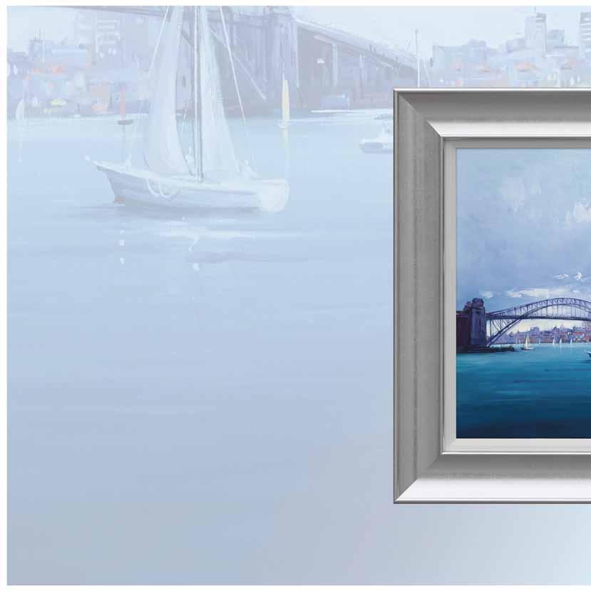 Sydney Harbour Embellished Canvas on