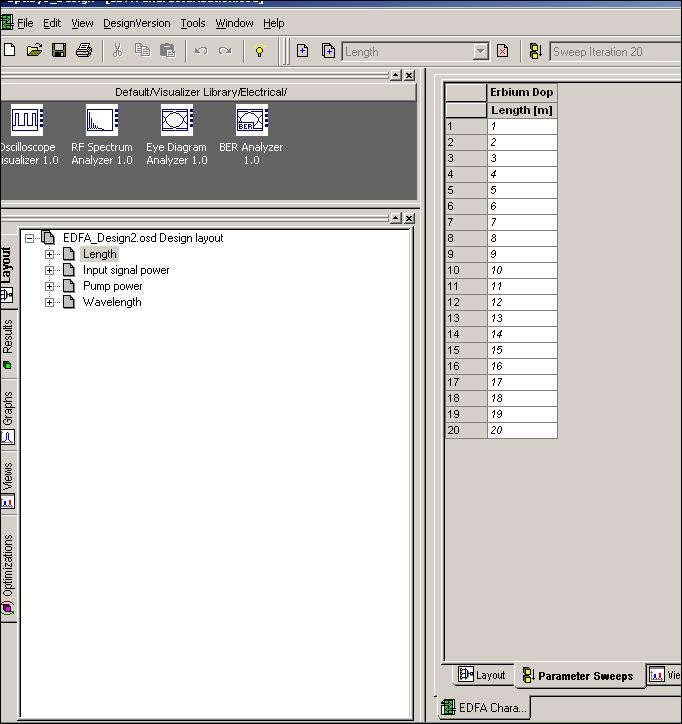 osd shows how to use OptiSys_Design with multiple design versions.